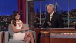 Lea Michele Busty & Leggy On Letterman Lea Michele Busty & Leggy On Letterman