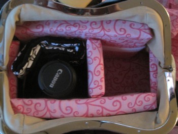 {Breezy Pink Daisies} DIY Camera Bag/Purse